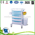 Luxurious ABS Nursing Trolley, Emergency Trolley Equipment